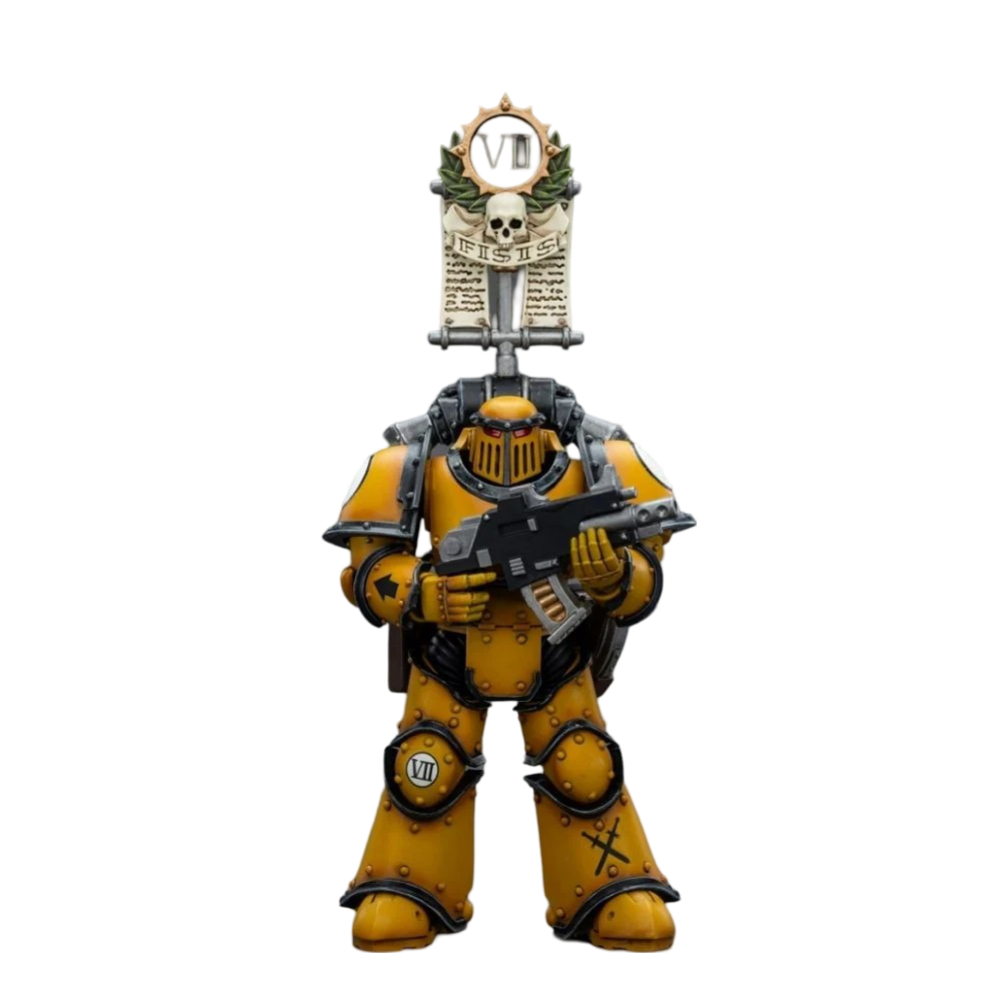 Joy Toy Imperial Fists   Legion MkIII Tactical Squad Legionary with Legion Vexilla