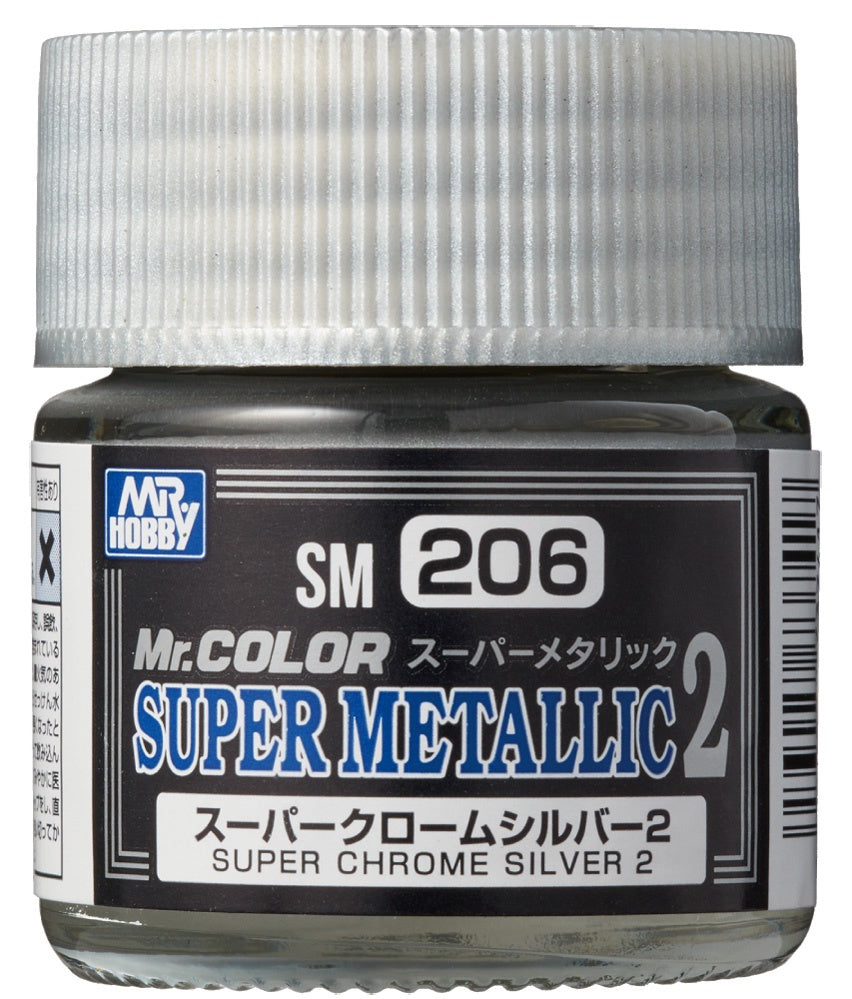 Mr Hobby Mr Color Super Metallic - Super Chrome Silver 2