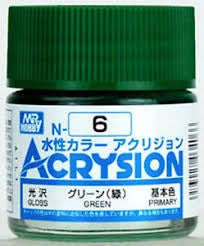 Mr Hobby Acrysion N6 - Green (Gloss/Primary)
