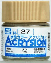 Mr Hobby Acrysion N27 - Tan (Gloss/Primary)