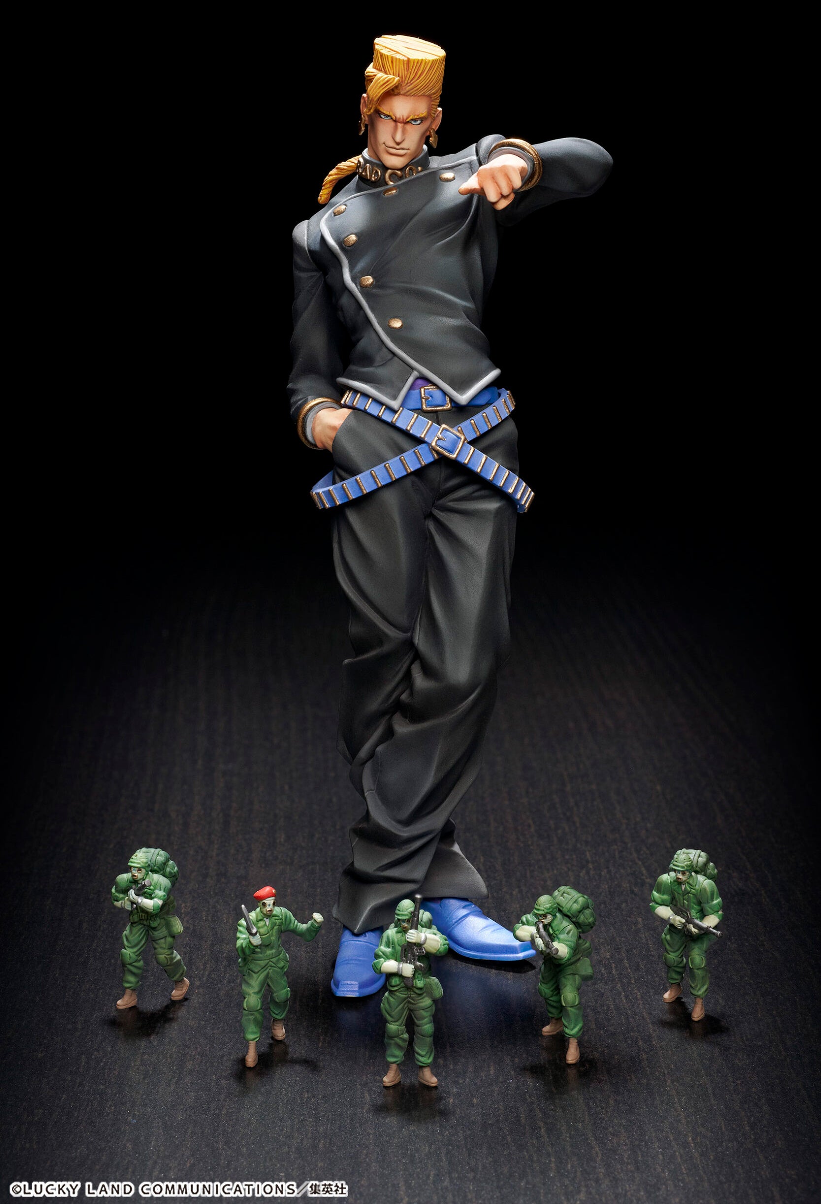 Medicos Entertainment Jojo's Bizarre Adventure Part 4 Diamond is Unbreakable Series Keicho Nijimura & Bad Company (Re-Run) Statue Legend Figure