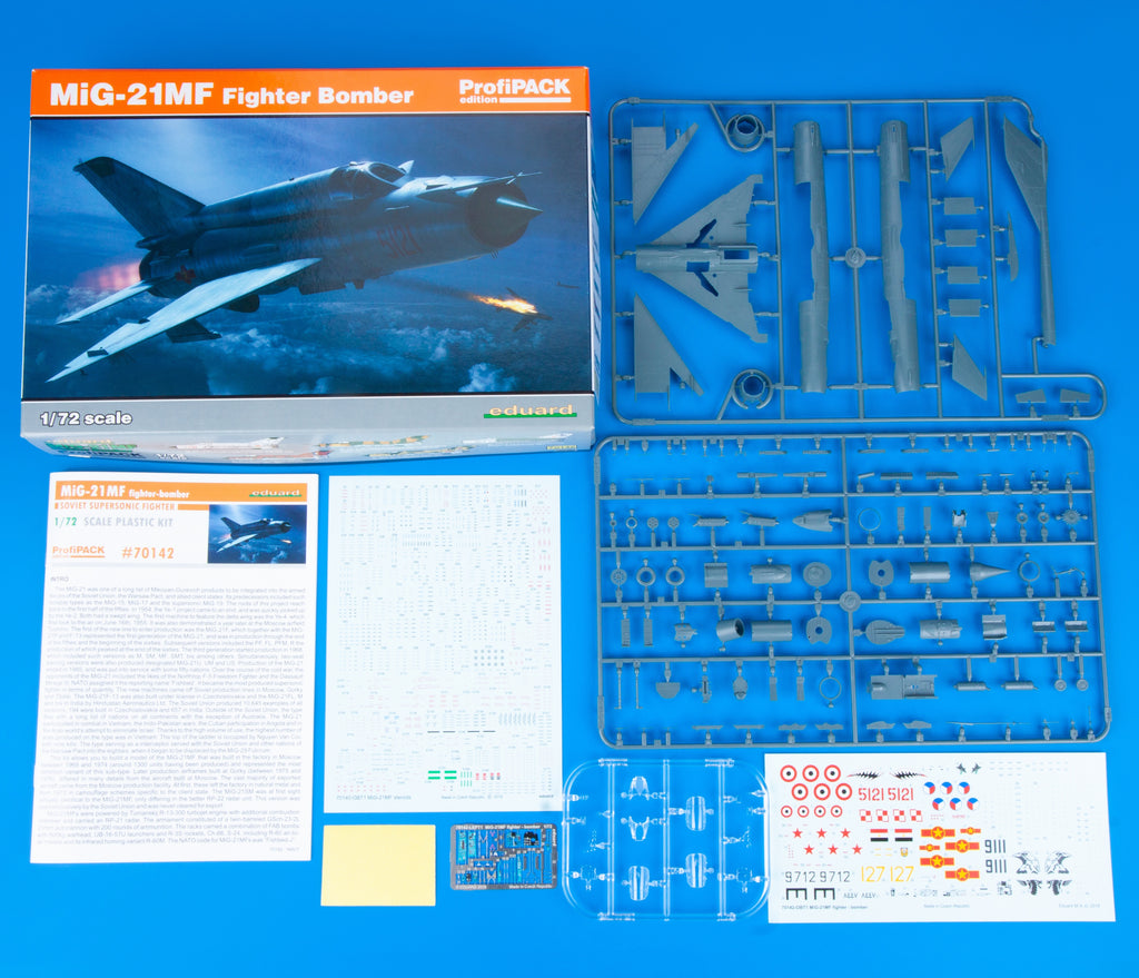 Eduard 1/72 MiG-21MF Fighter Bomber [Profipack] – P-REX Hobby