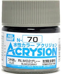 Mr Hobby Acrysion N70 - RLM02 Gray (Semi-Gloss/Aircraft)