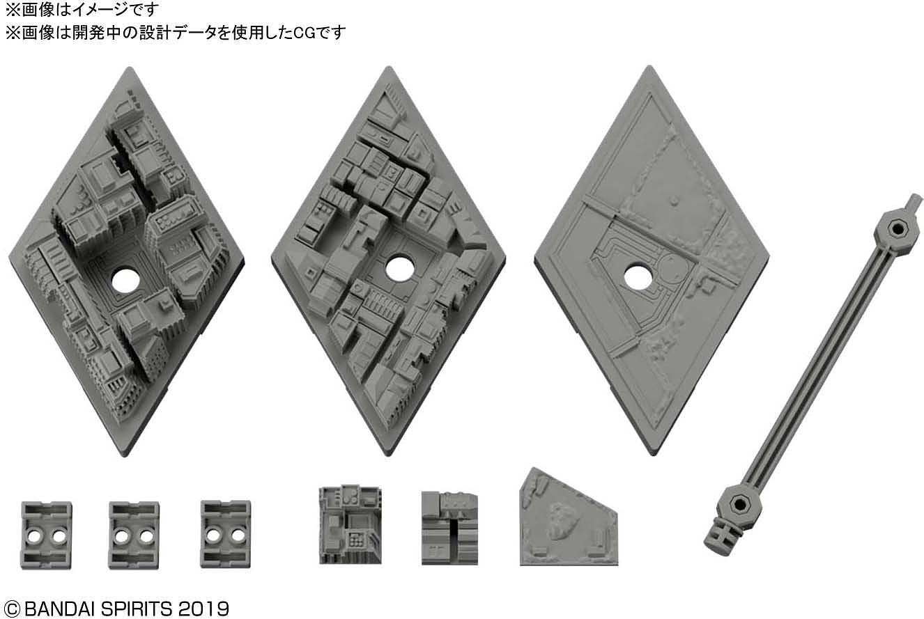 BANDAI Hobby CUSTOMIZE SCENE BASE (LANDSCAPE Ver.)