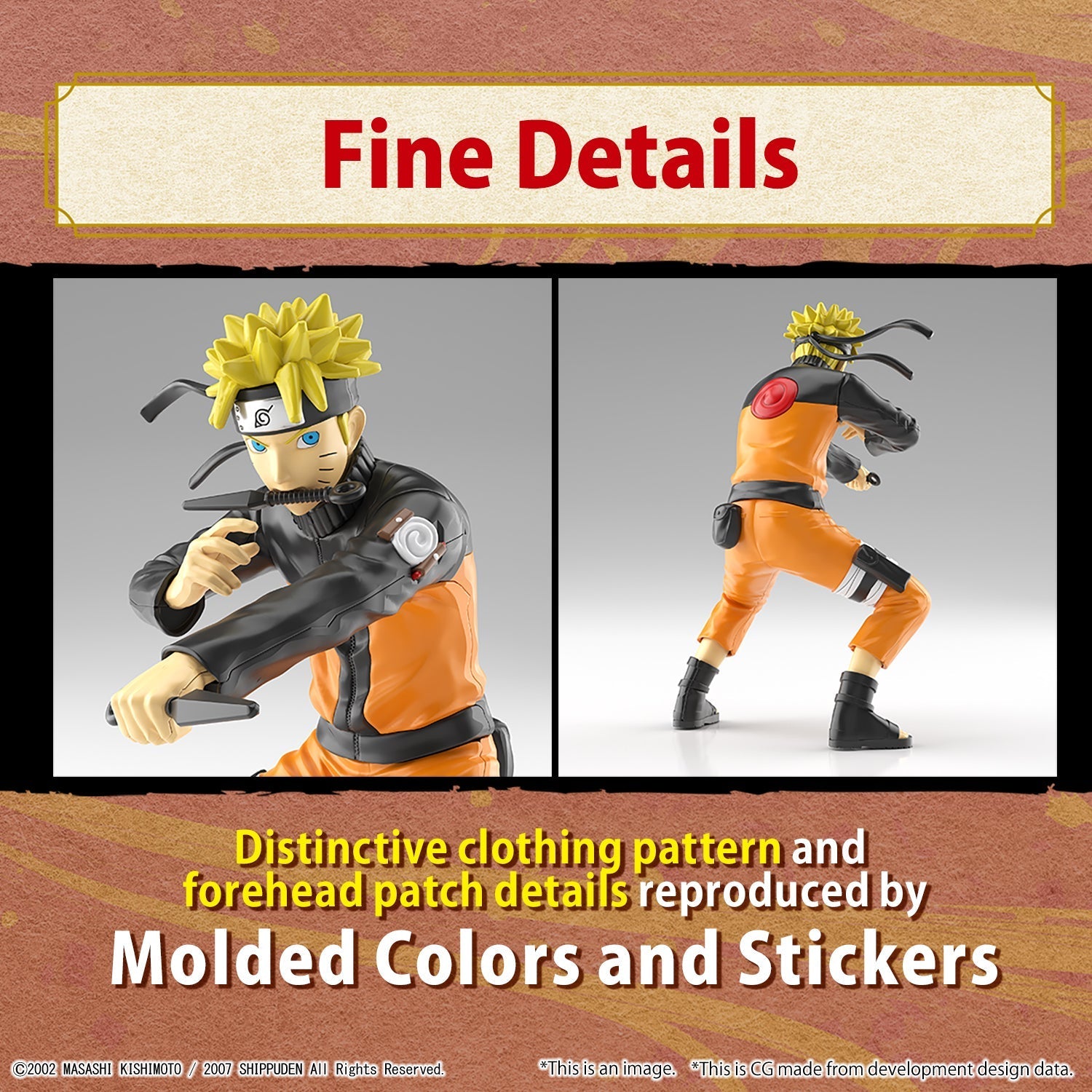 BANDAI Hobby ENTRY GRADE UZUMAKI NARUTO (3L)