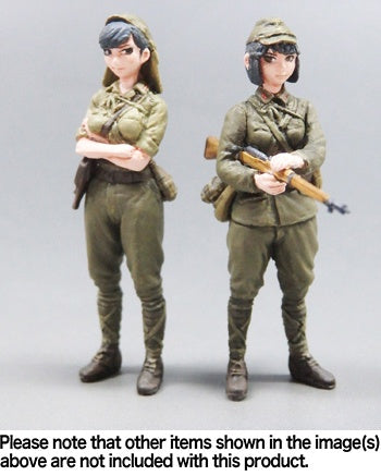 FineMolds 1/35 Historic Costume Girl Type 41 75mm Mountain Gun with Figure 'Konoka'