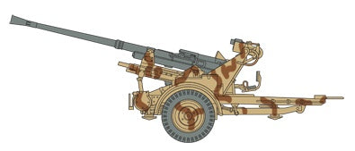 FineMolds 1/35 Historic Costume Girl 3.7cm Flak 37 AA Gun with Figure 'Hannah'