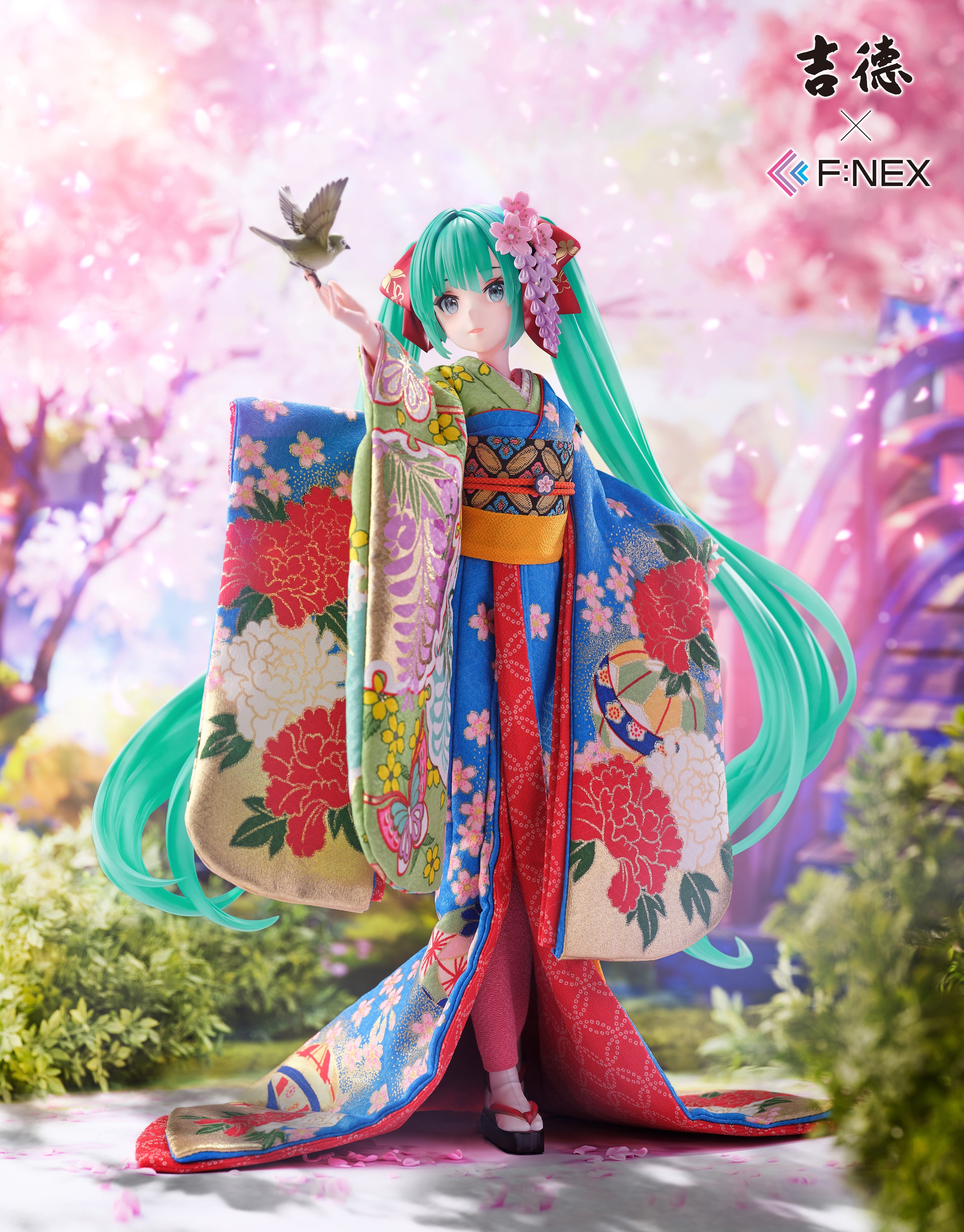 FURYU Corporation Hatsune Miku -Japanese Doll- 1/4 Scale Figure