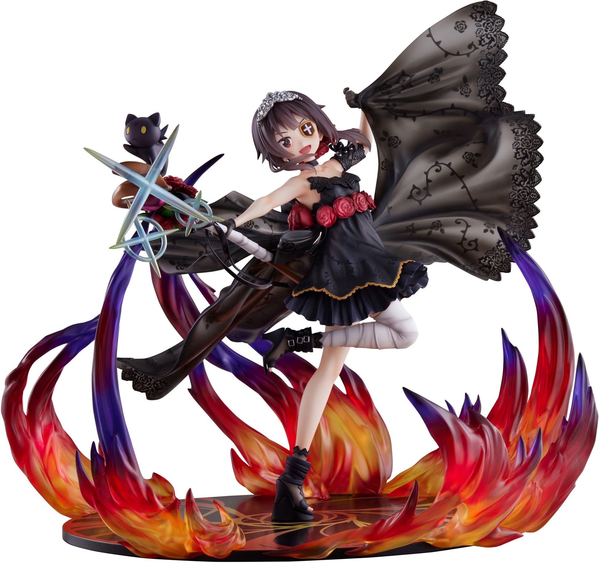 FURYU Corporation God's Blessing on This Wonderful World Megumin the Black Rose Dress ver. 1/7 Scale Figure