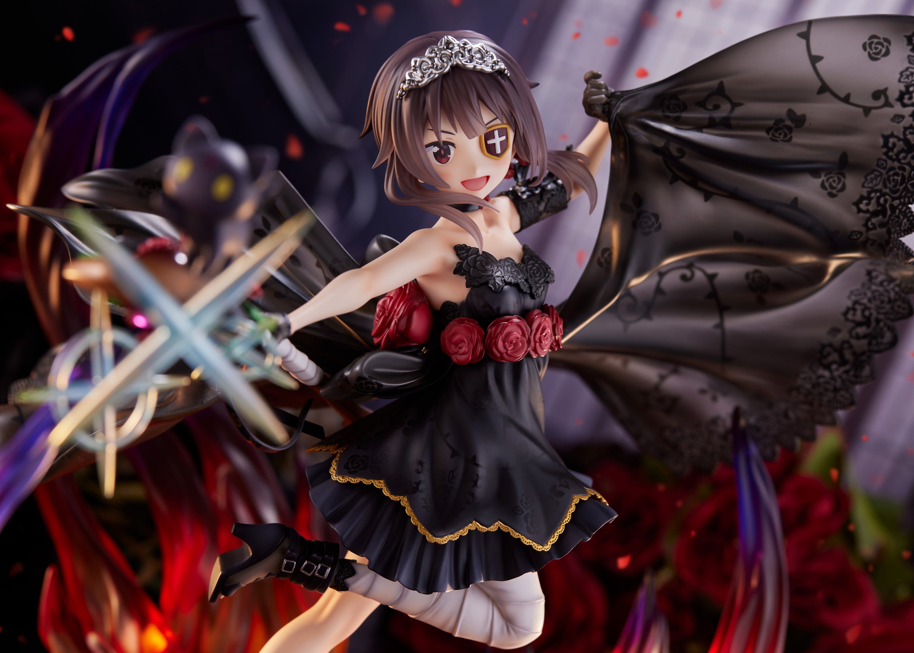 FURYU Corporation God's Blessing on This Wonderful World Megumin the Black Rose Dress ver. 1/7 Scale Figure