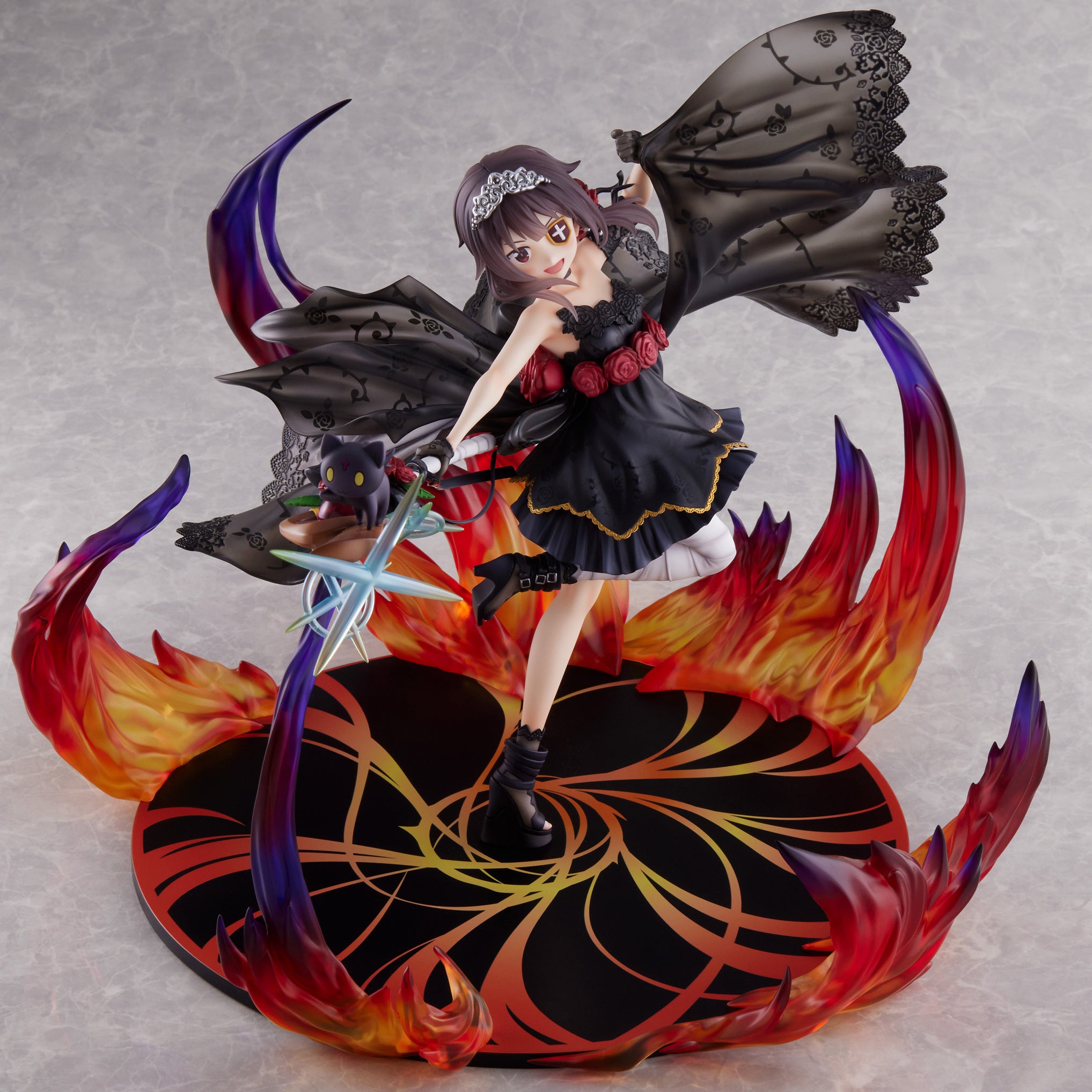 FURYU Corporation God's Blessing on This Wonderful World Megumin the Black Rose Dress ver. 1/7 Scale Figure