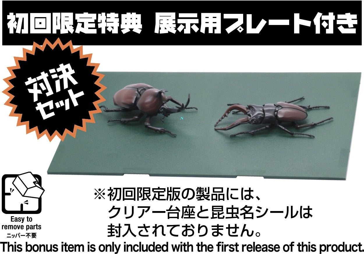 Fujimi Biology Edition Beetle vs Stag Beetle Showdown Set