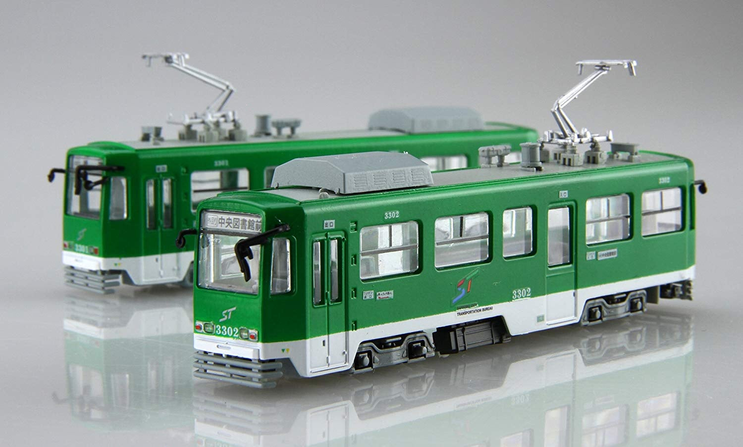 Fujimi 1/150 Sapporo City Transportation Bureau Type 3300 (2-Car Set) (Unassembled Kit)