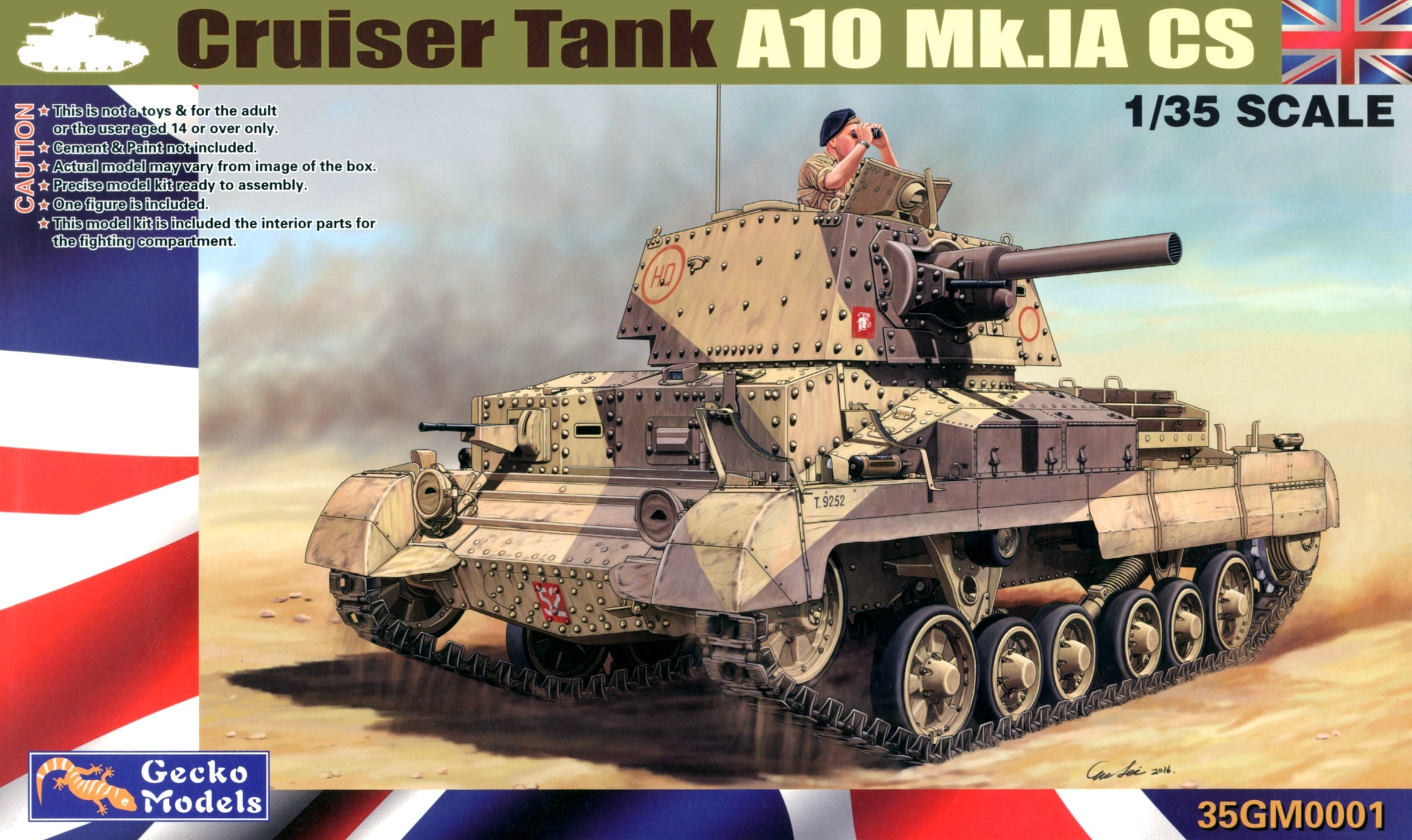 Gecko 1/35 Cruiser Tank Mk. IIACS, A10Mk. IA CS – P-REX Hobby