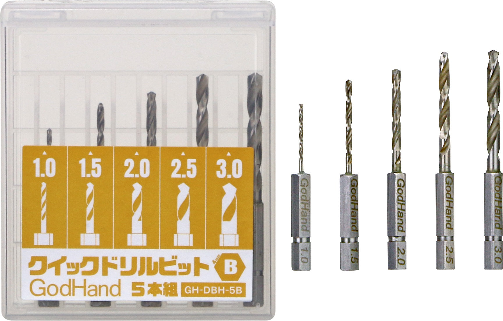 GodHand GodHand - Quick Attachable Drill Bit Set B