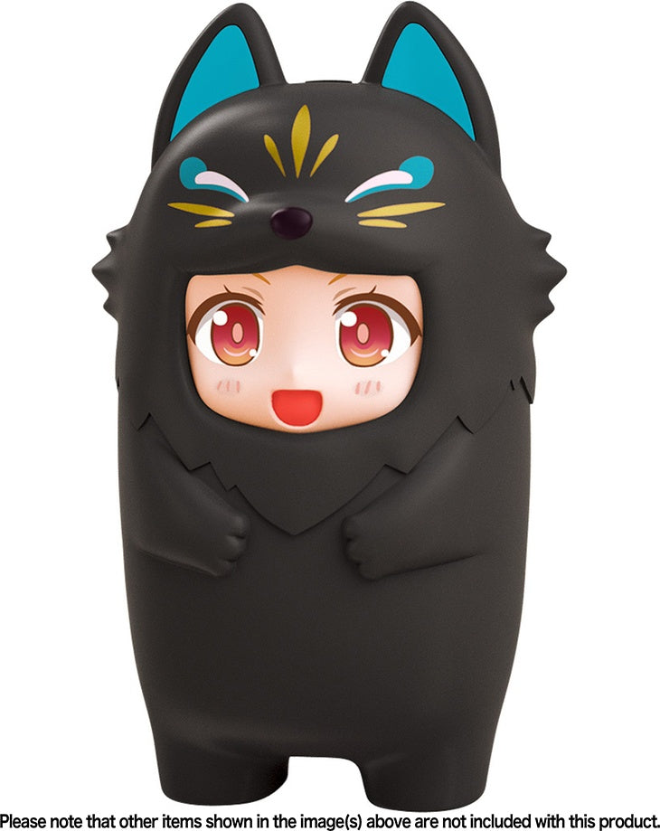 Good Smile Company Nendoroid More Series Black Kitsune Kigurumi Face Parts Case