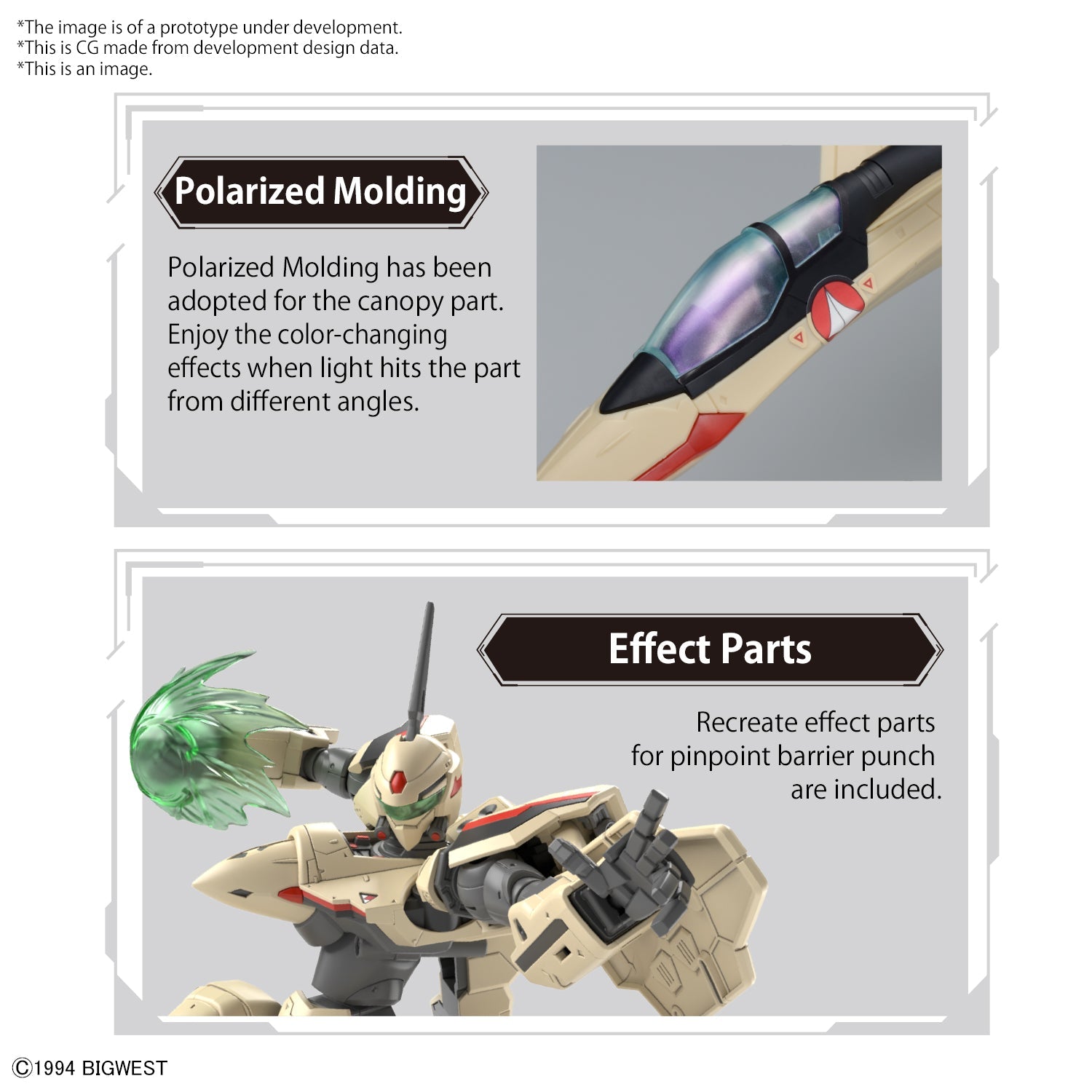 BANDAI Hobby HG 1/100 YF-19