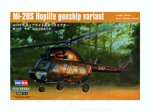 Hobby Boss 1/72 Mil Mi-2US Hoplite gunship variant