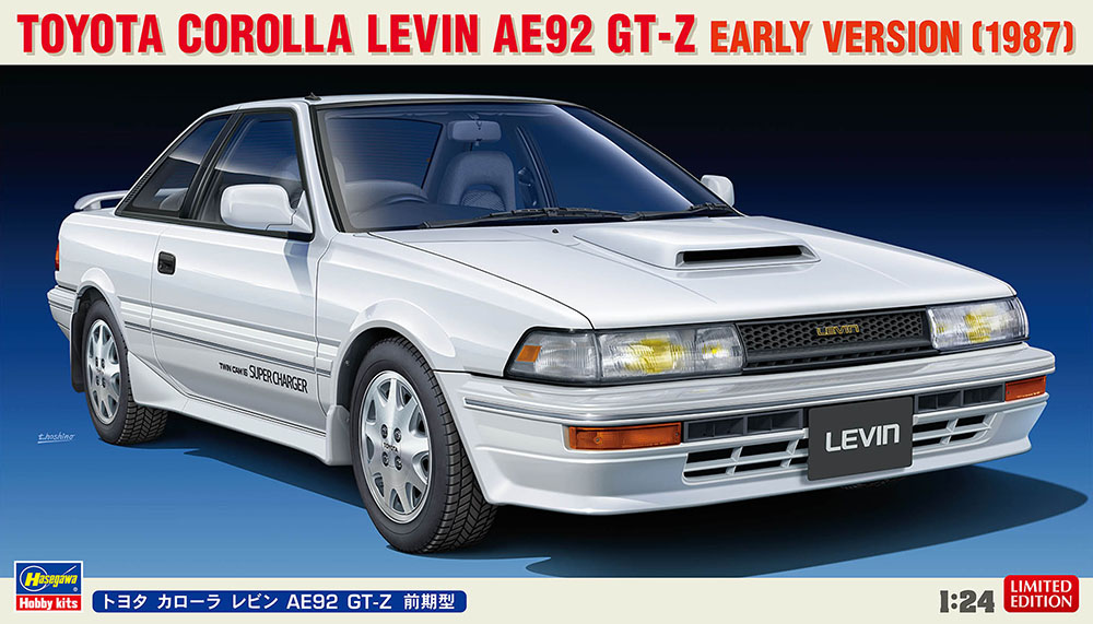 Hasegawa 1/24 TOYOTA COROLLA LEVIN AE92 GT-Z EARLY VERSION(4967834205963)