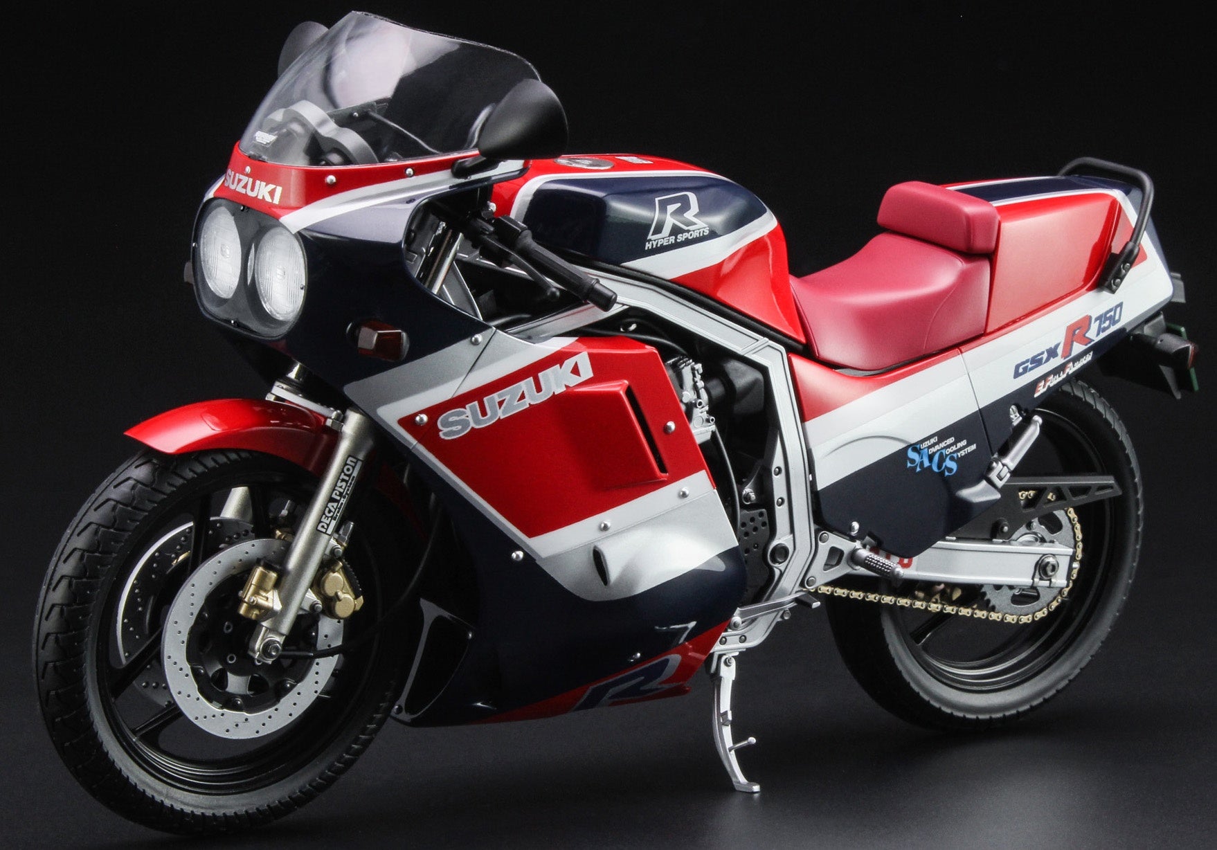 Hasegawa 1/12 Suzuki GSX-R750(G) (GR71G) "Red/Blue Color"