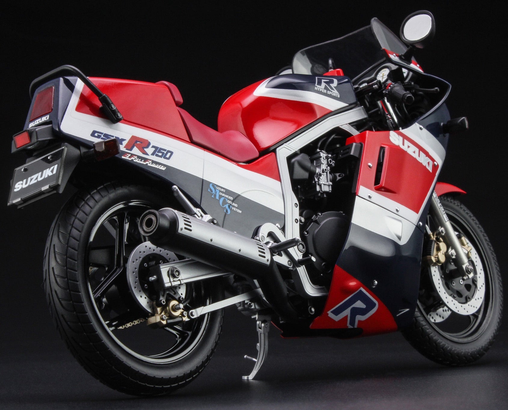 Hasegawa 1/12 Suzuki GSX-R750(G) (GR71G) "Red/Blue Color"