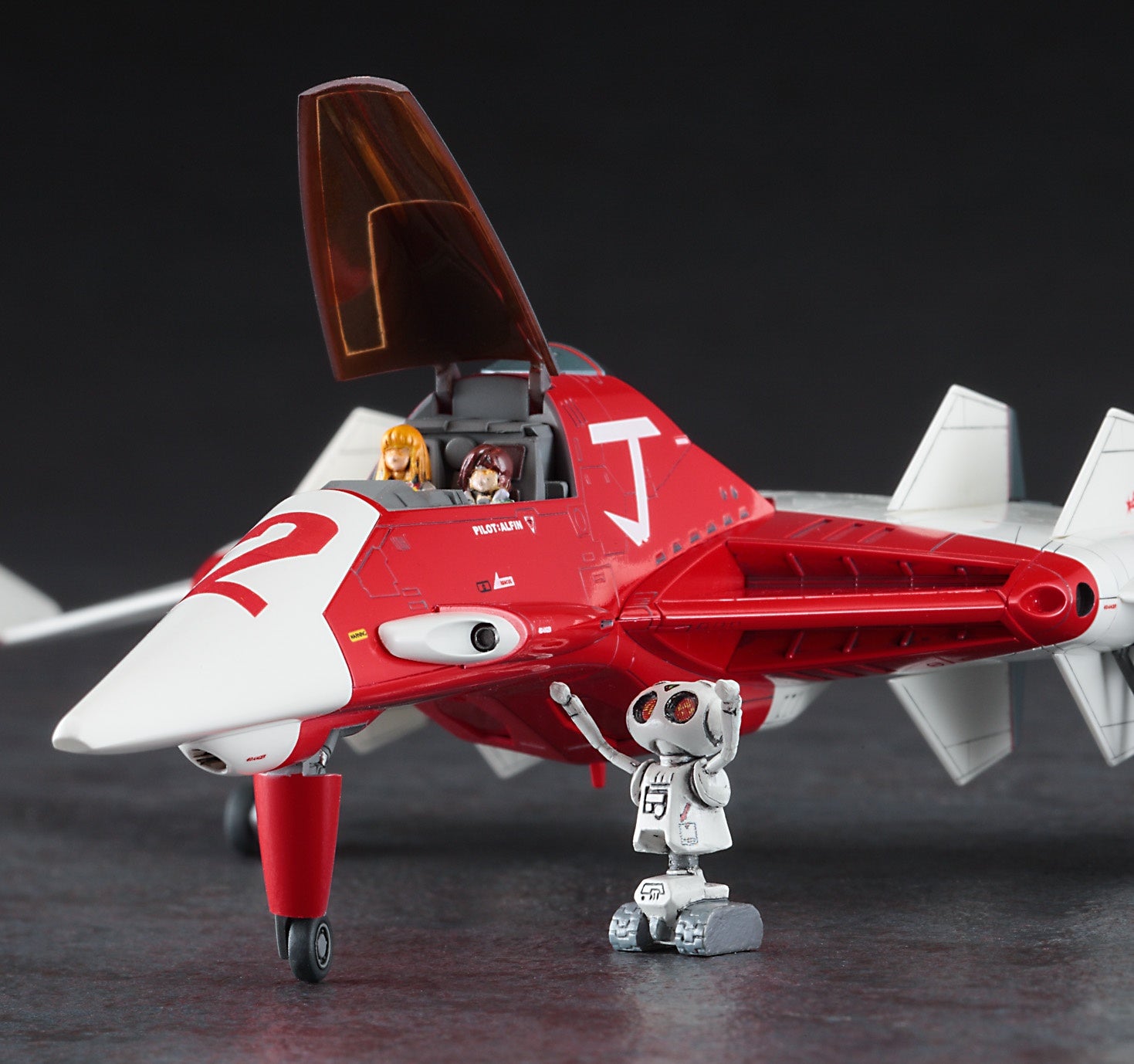 Hasegawa 1/72  [CRUSHER JOE]  FIGHTER 2  w/ALFIN FIGURE