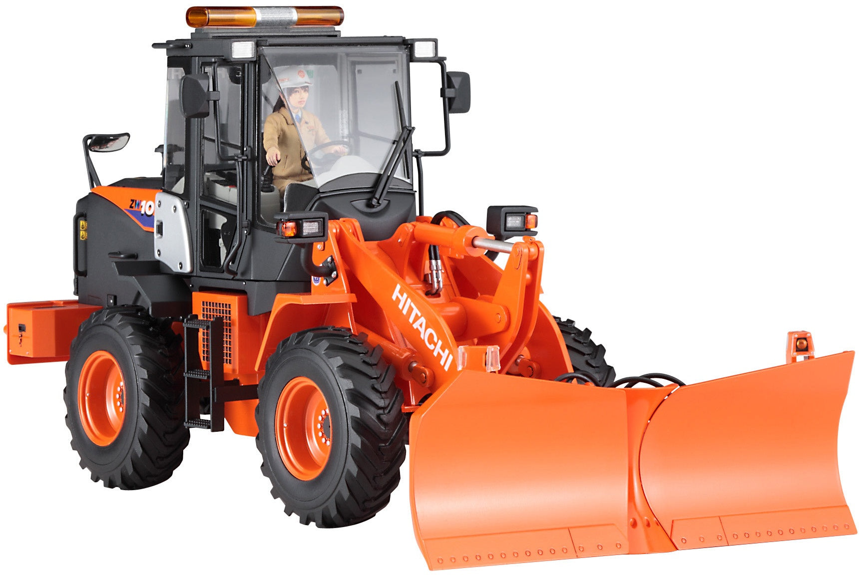 Hasegawa 1/35 HITACHI Wheel Loader ZW100-6 Multiplow (Snowplow)