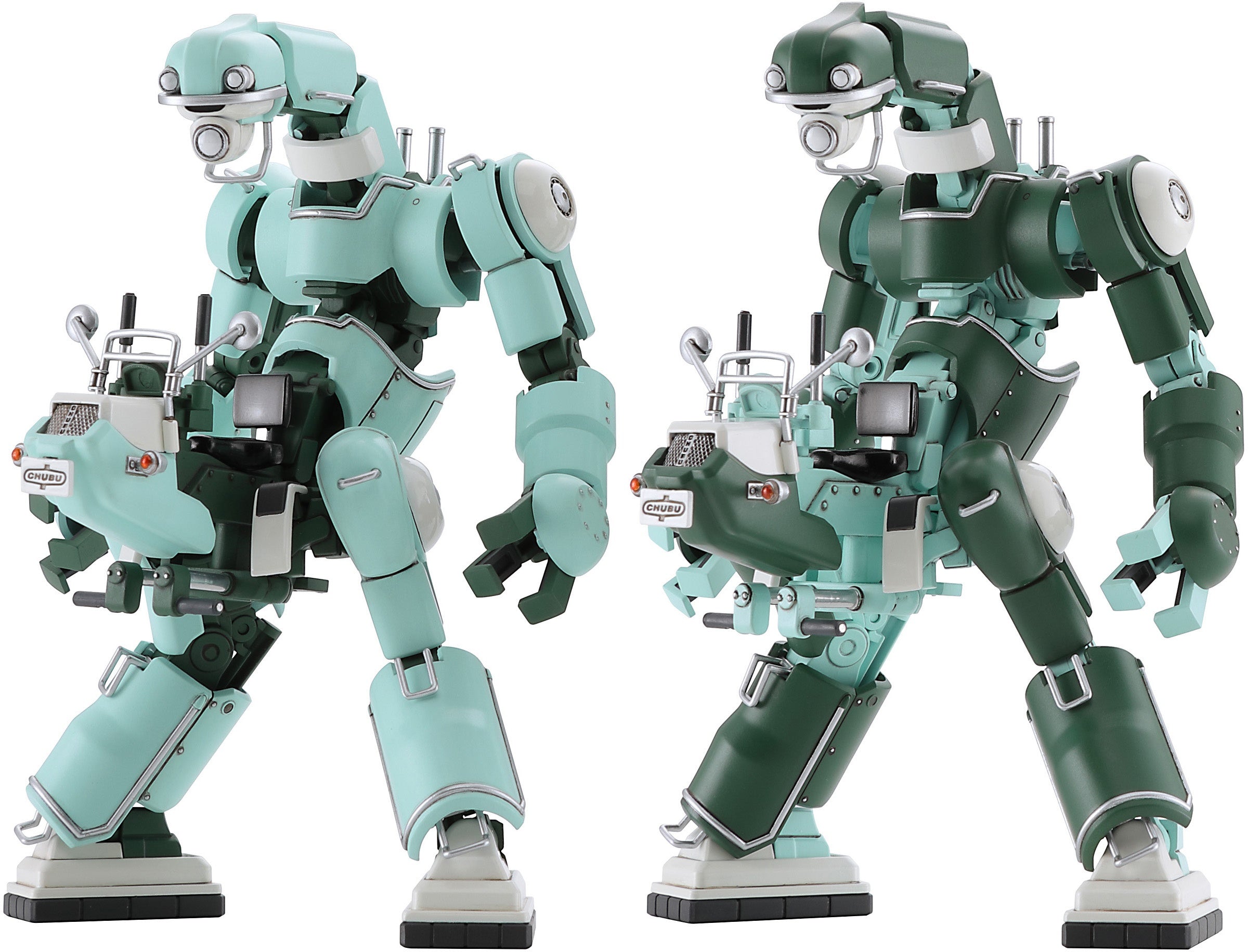 Hasegawa [CW21] 1:35 MechatroCHUBU 01 No.01 LIGHT GREEN & GREEN (Two kits in the box)