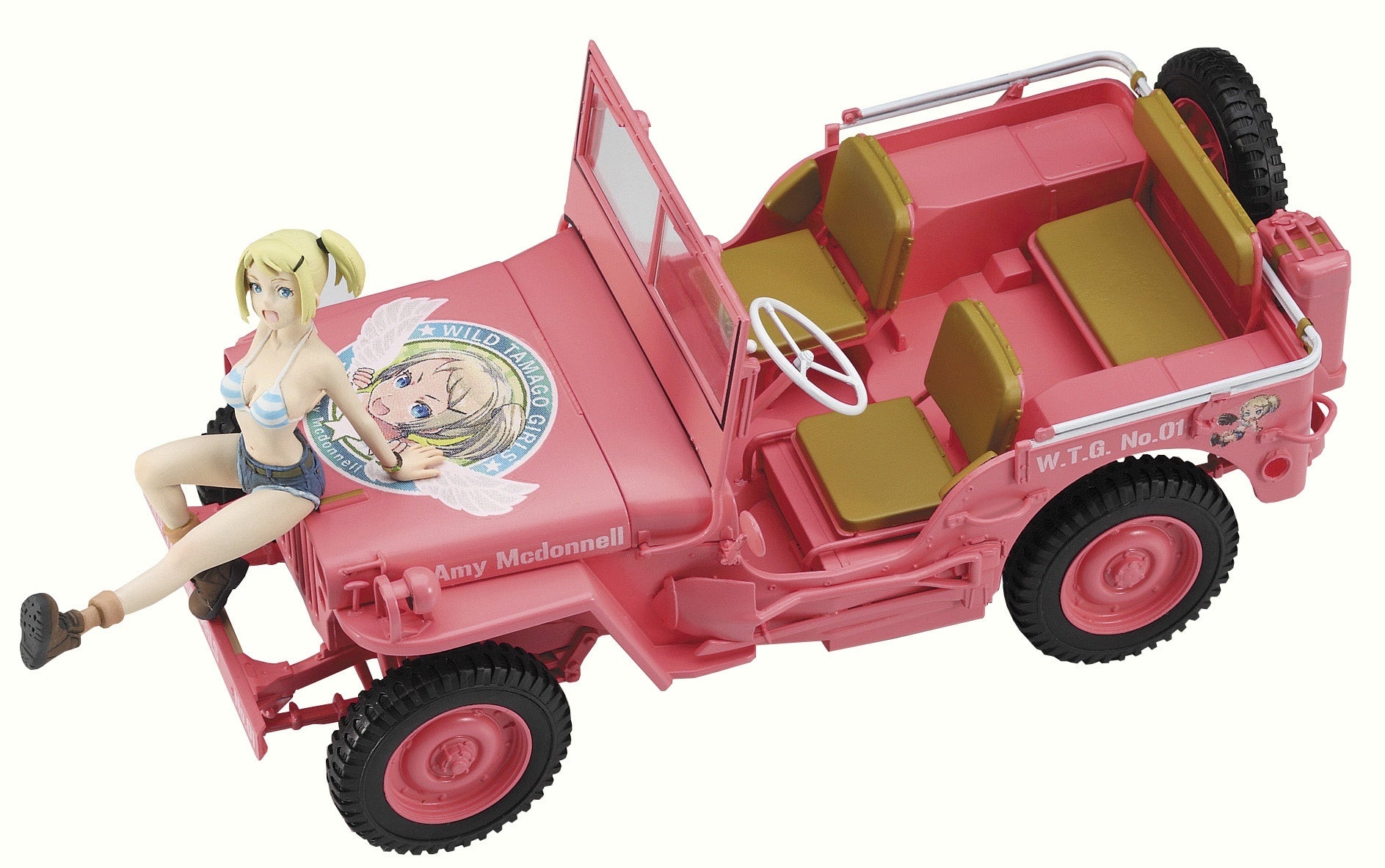 Hasegawa 1/24 Wild Egg Girls 1/4 ton 4x4 Utility Truck 'Amy McDonnell'