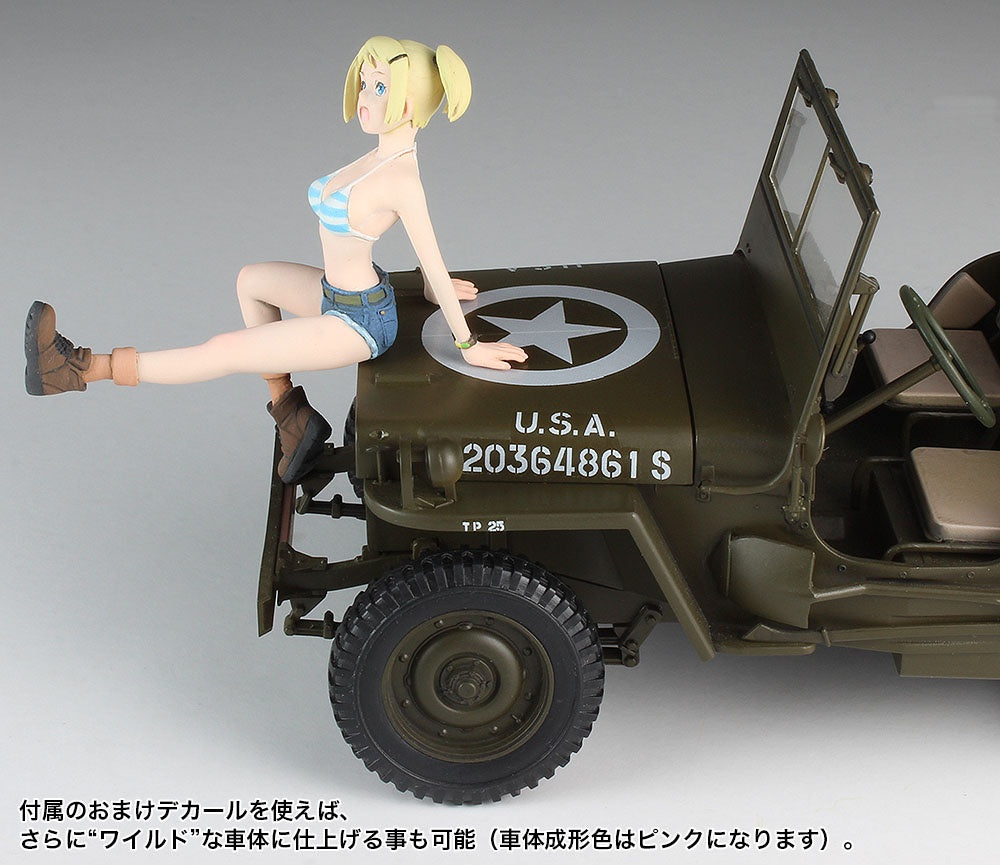 Hasegawa 1/24 Wild Egg Girls 1/4 ton 4x4 Utility Truck 'Amy McDonnell'