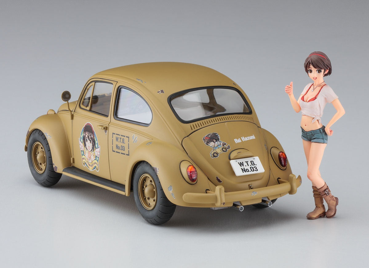 Hasegawa 1/24  Wild Egg Girls VOLKSWAGEN BEETLE TYPE 1 “Rei Hazumi” w/FIGURE