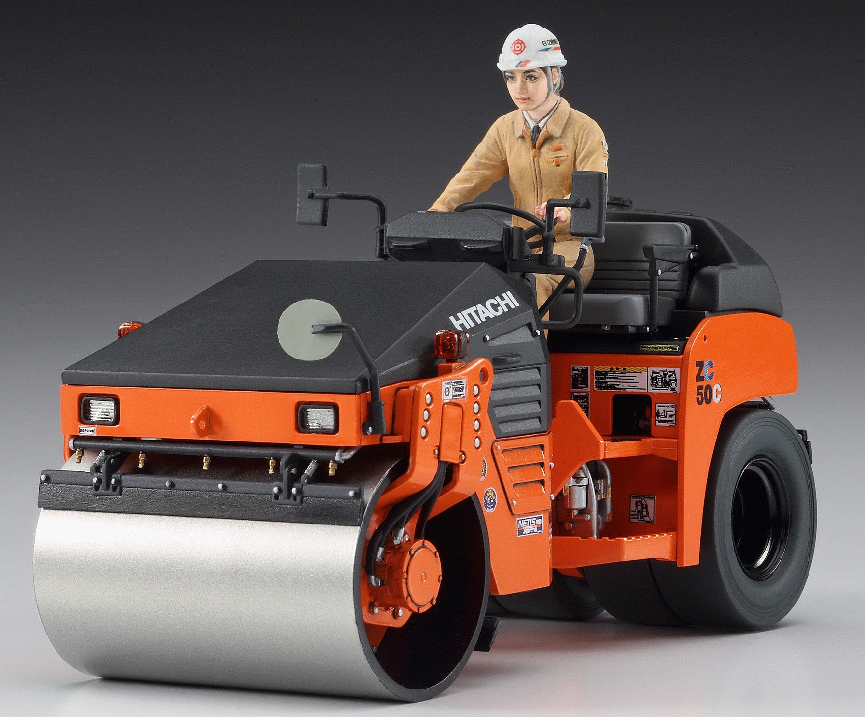 Hasegawa [WM02] 1:35 HITACHI VIBRATORY COMBINED ROLLER ZC50C-5