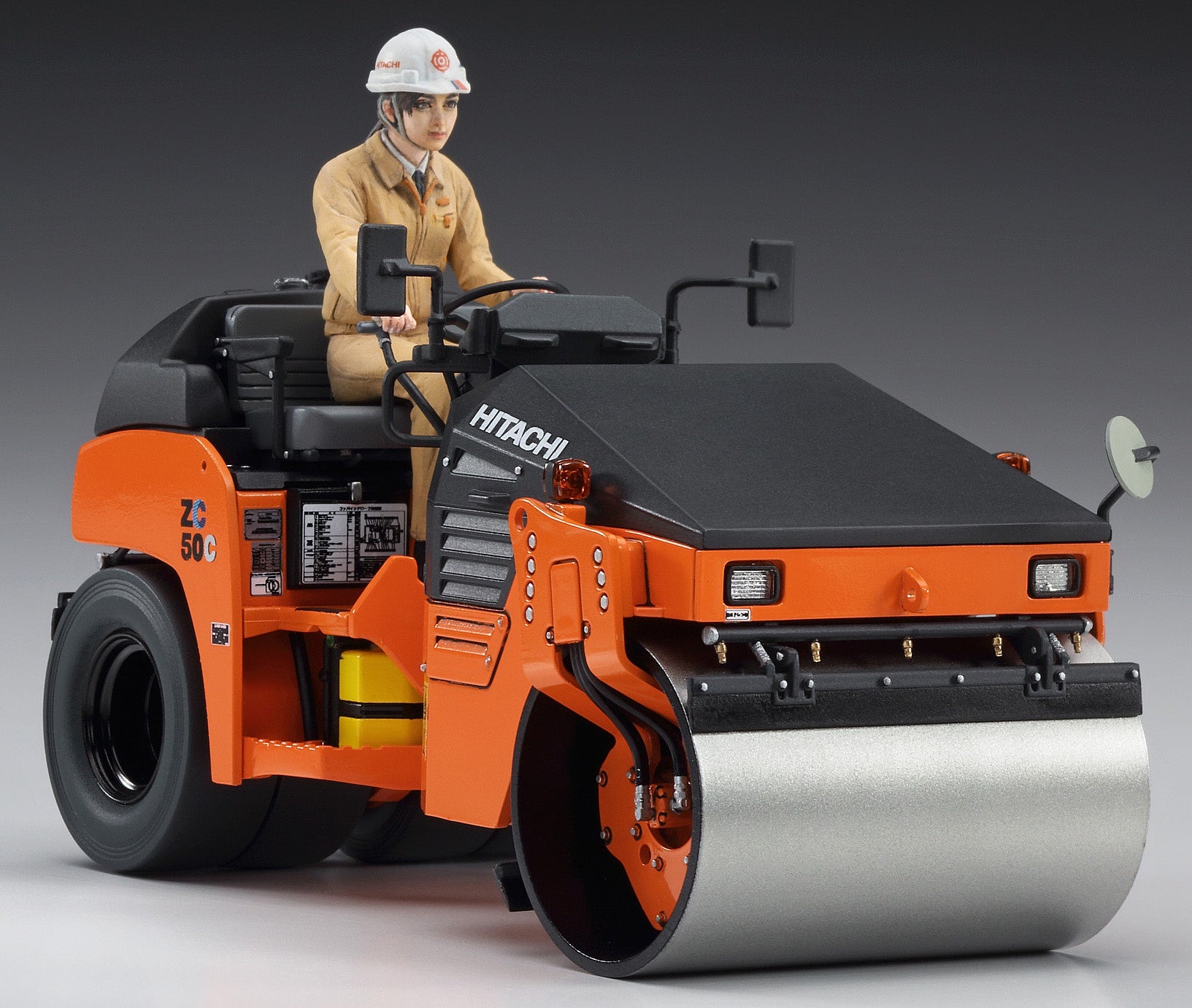 Hasegawa [WM02] 1:35 HITACHI VIBRATORY COMBINED ROLLER ZC50C-5