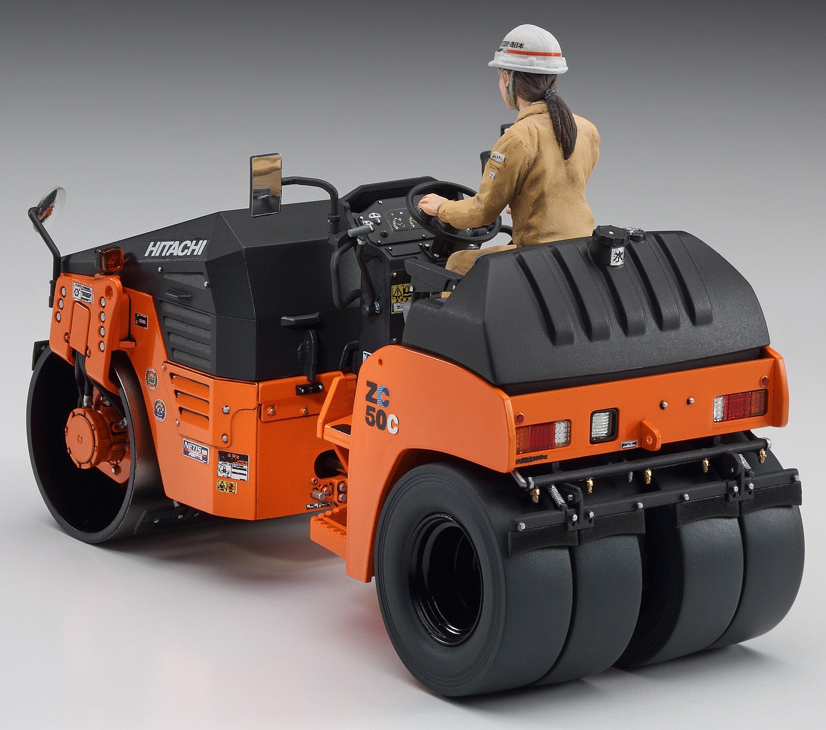 Hasegawa [WM02] 1:35 HITACHI VIBRATORY COMBINED ROLLER ZC50C-5