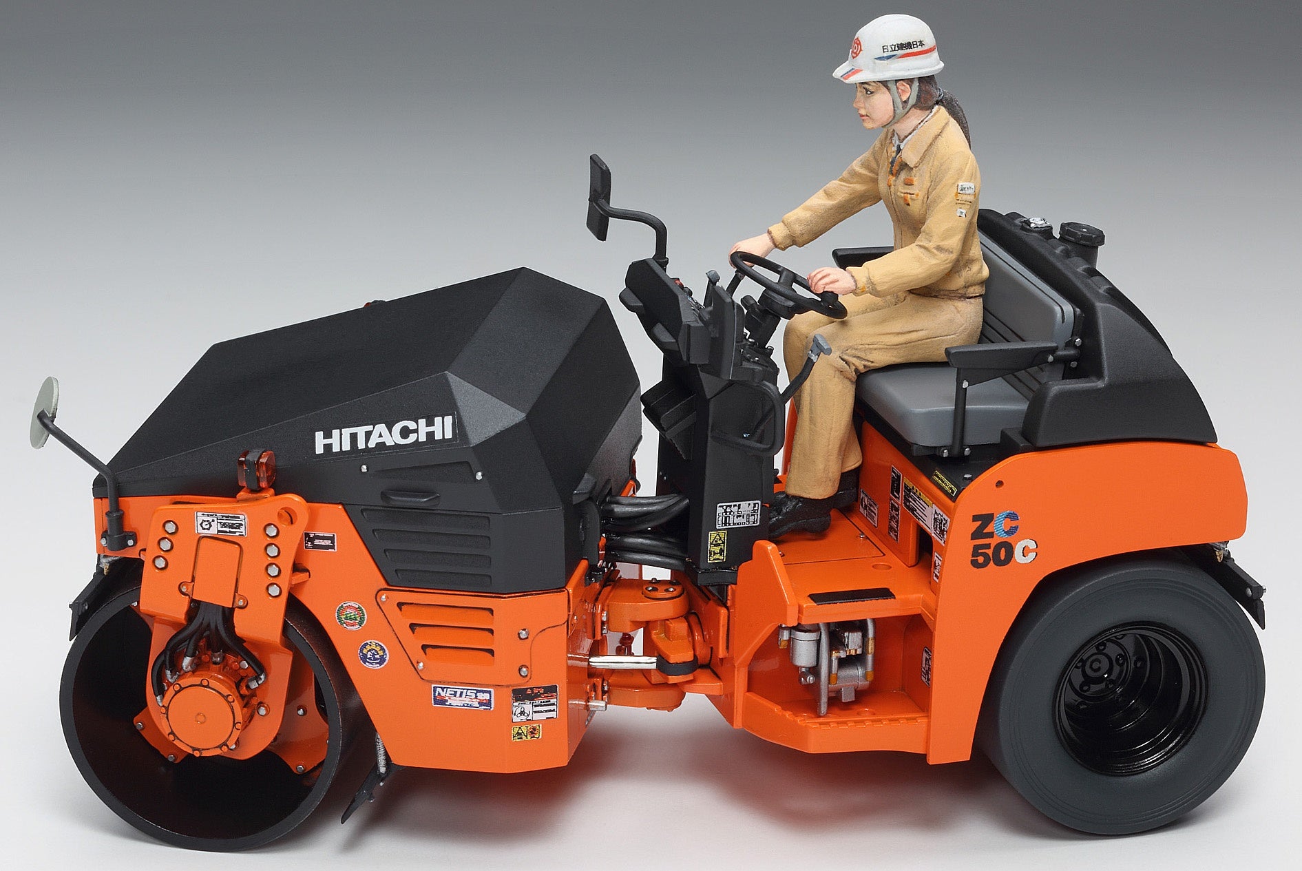 Hasegawa [WM02] 1:35 HITACHI VIBRATORY COMBINED ROLLER ZC50C-5