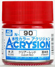 Mr Hobby Acrysion N90 - Clear Red (Gloss/Primary)