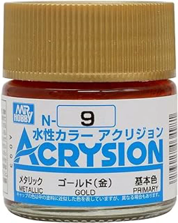 Mr Hobby Acrysion N9 - Gold (Metallic/Primary)