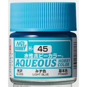 Mr Hobby AQUEOUS HOBBY COLOR - H45 GLOSS LIGHT BLUE (PRIMARY)