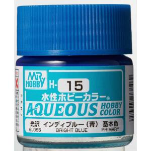 Mr Hobby AQUEOUS HOBBY COLOR - H15 GLOSS BRIGHT BLUE (PRIMARY)