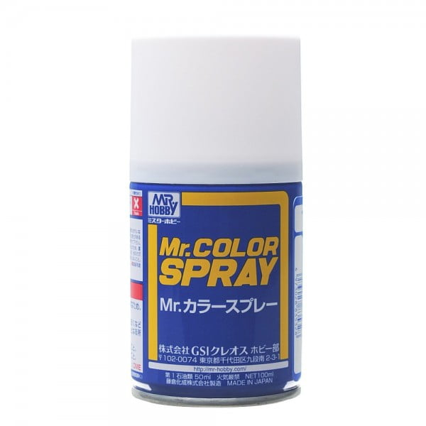 Mr Hobby Mr Color Spray - S1 White (Gloss/Primary)