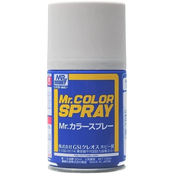 Mr Hobby Mr Color Spray - S11 Light Gull Gray (Semi-Gloss/Aircraft)