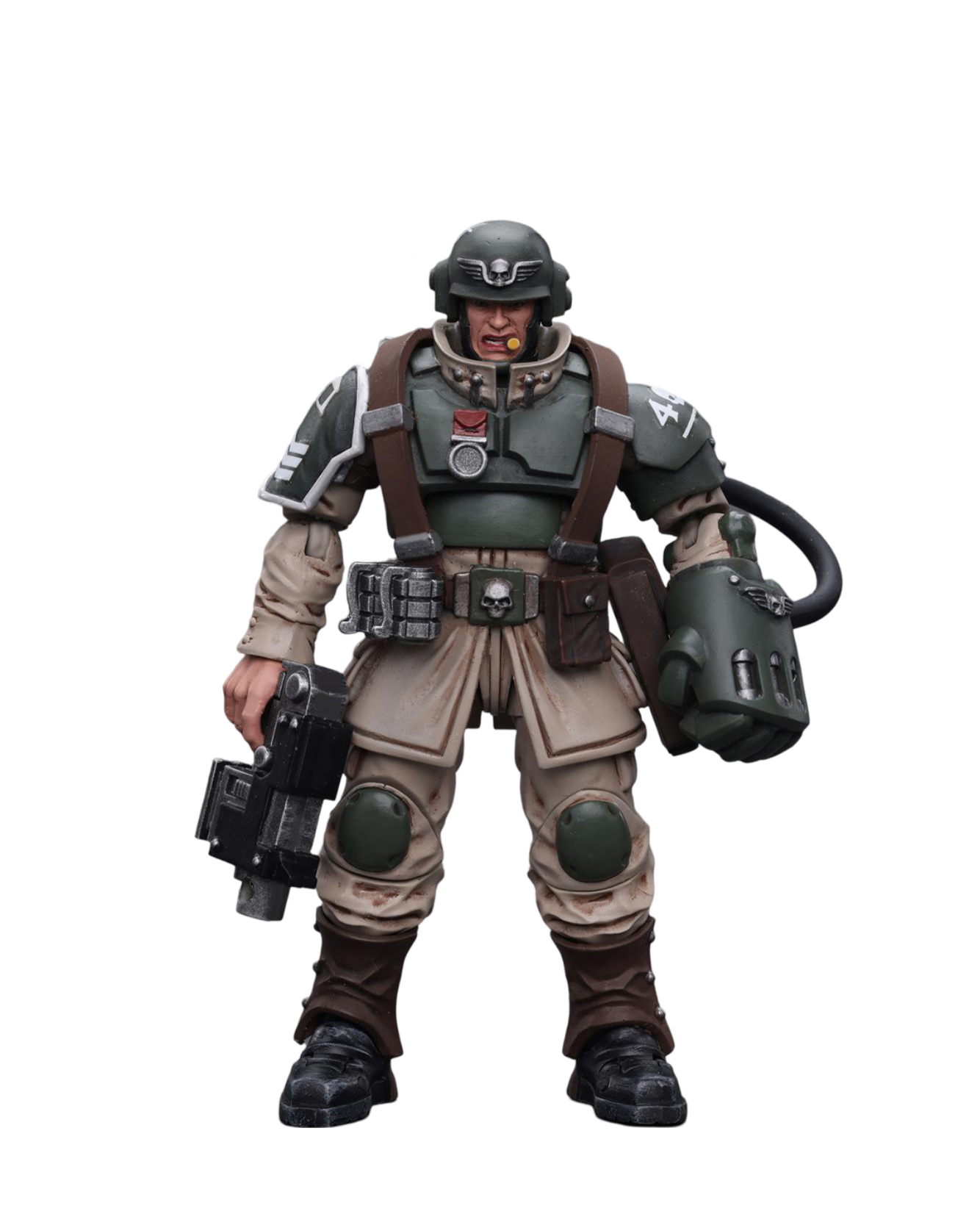 Joy Toy Astra Militarum Cadian Command Squad Veteran Sergeant with Power Fist