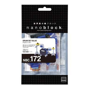 Nanoblock Collection Series Drum Set Blue "Instruments"