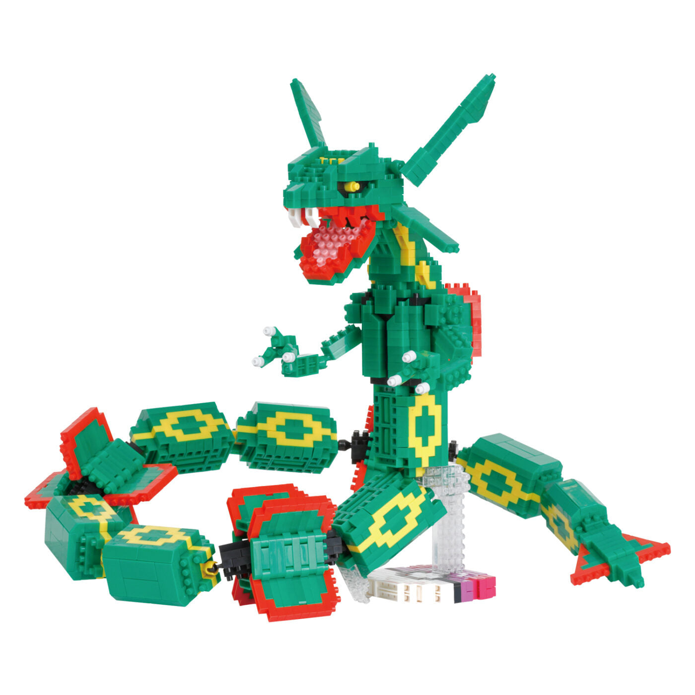 Pokémon - Pokemon - Rayquaza - Nanoblock, Pokémon x Nanoblock - Extreme DX(Kawada)