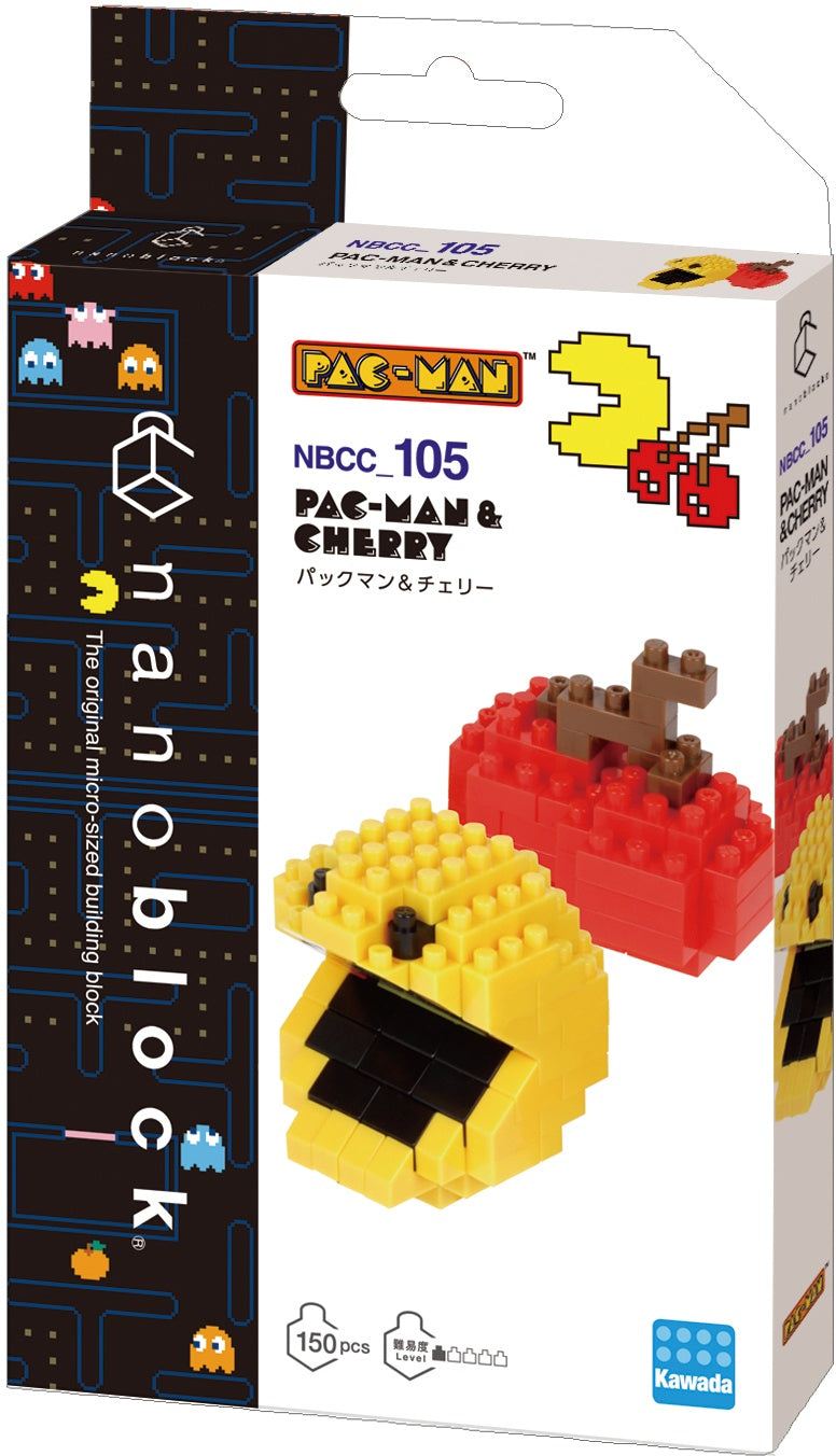 Nanoblock Character Collection Series, Pac-Man & Cherry 'Pac-Man'