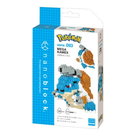 Pokémon - Pokemon - Kamex - Nanoblock, Pokémon x Nanoblock - Mega Kamex(Kawada)