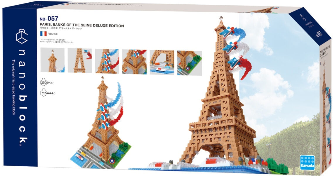 Nanoblock Advanced Hobby Series Eiffel Tower Deluxe Edition "World Famous"