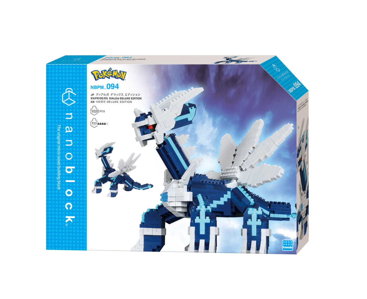 Pokémon - Pokemon - Dialga - Nanoblock, Pokémon x Nanoblock - Deluxe Edition(Kawada)