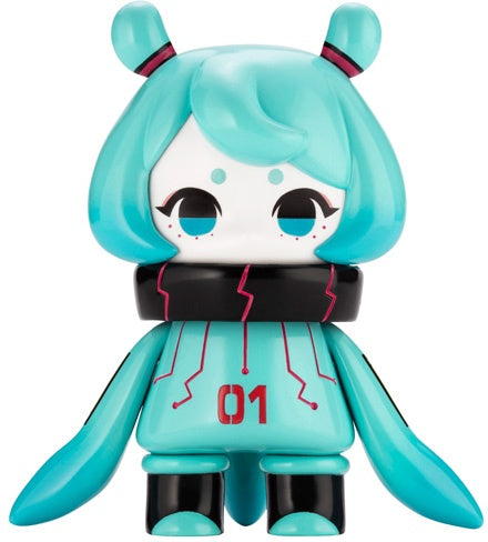 Kotobukiya Hinomoto Heavy Industries Series Ocean Exploration Robot Denshitako No.3 [Hatsune Miku Color Ver.], Pre-Painted PVC Action Figure