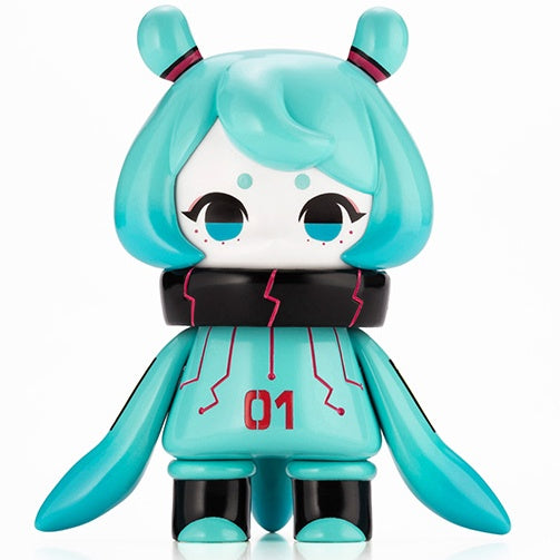 Kotobukiya Hinomoto Heavy Industries Series Ocean Exploration Robot Denshitako No.3 [Hatsune Miku Color Ver.], Pre-Painted PVC Action Figure